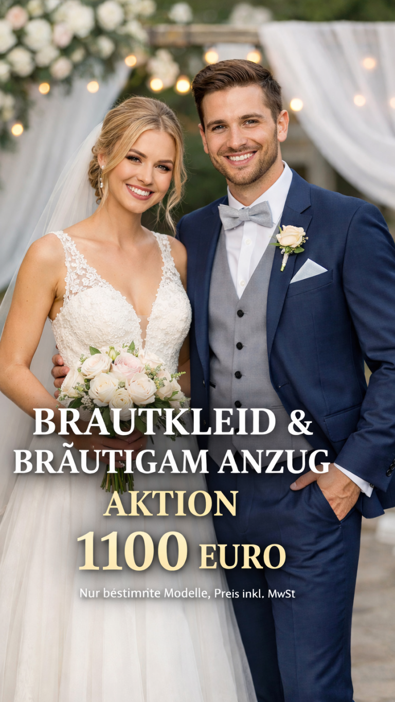 Brautkleid und Anzug Mannheim 1100 Euro